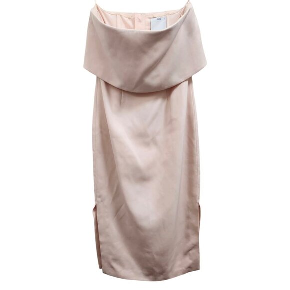 CMEO Collective strapless blush dress MIDI DRESS ROSE SIZE S - Picture 3 of 12